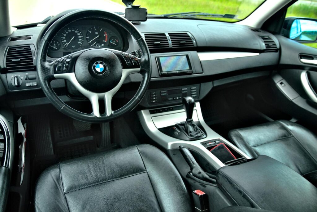 bmw x5 e53 wnętrze, deska rozdzielcza